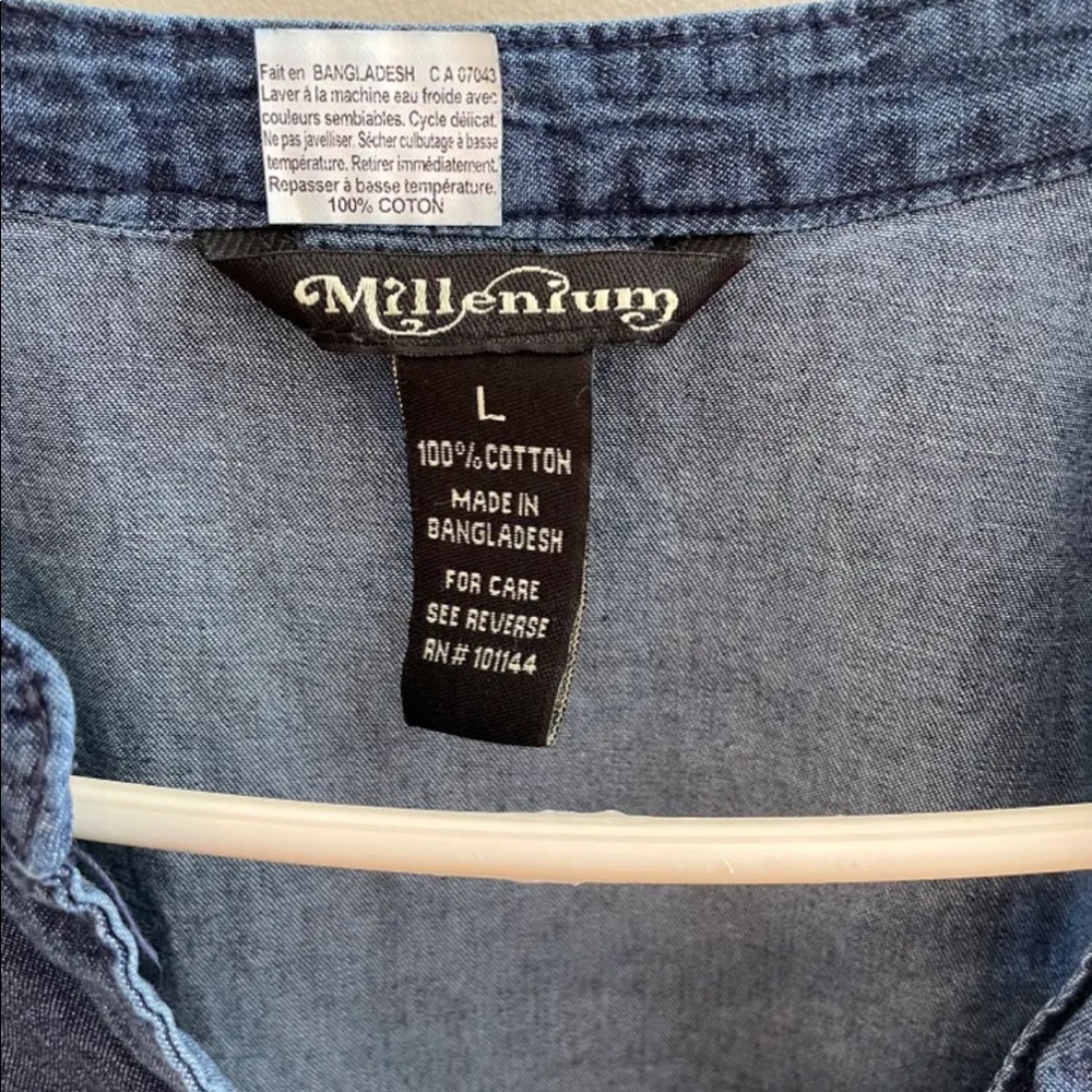 Millenium Denim Top - Picture 3 of 3